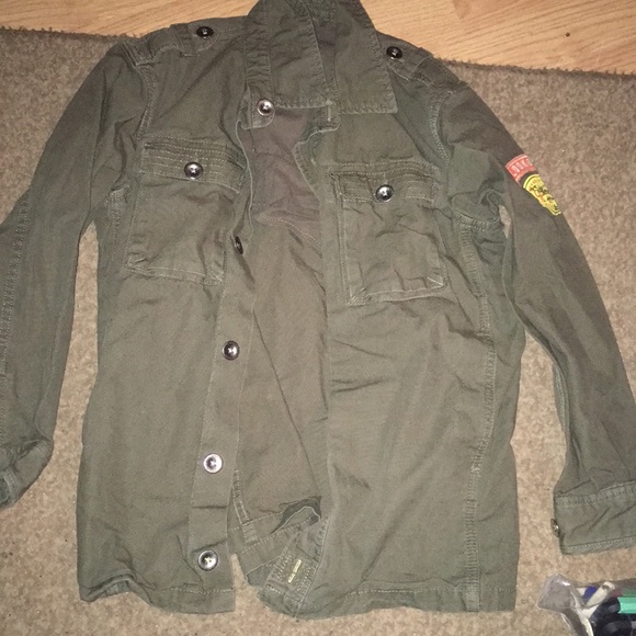 gap military shirt jacket